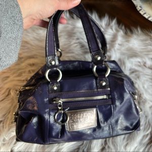 Coach Purse - Purple Patent Leather